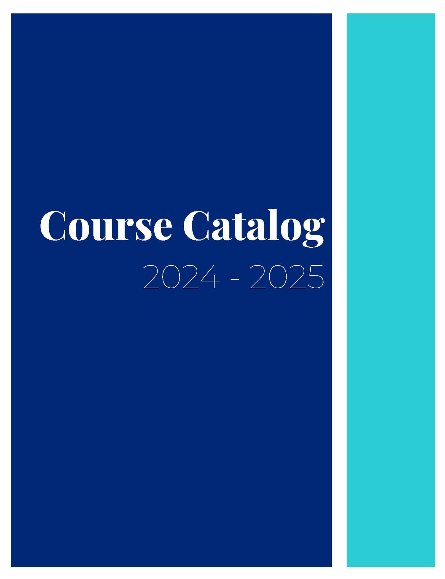 The Bay School 2024-25 Course Catalog