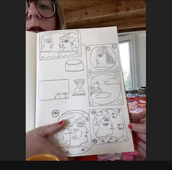 Artist Lindsay Stripling's sketchbook